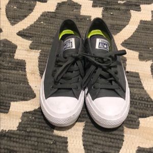 Gray Converse Chuck Taylors